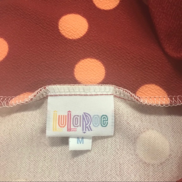 LuLaRoe New Medium Polkadot Cassie Skirt NWT - Picture 5 of 8